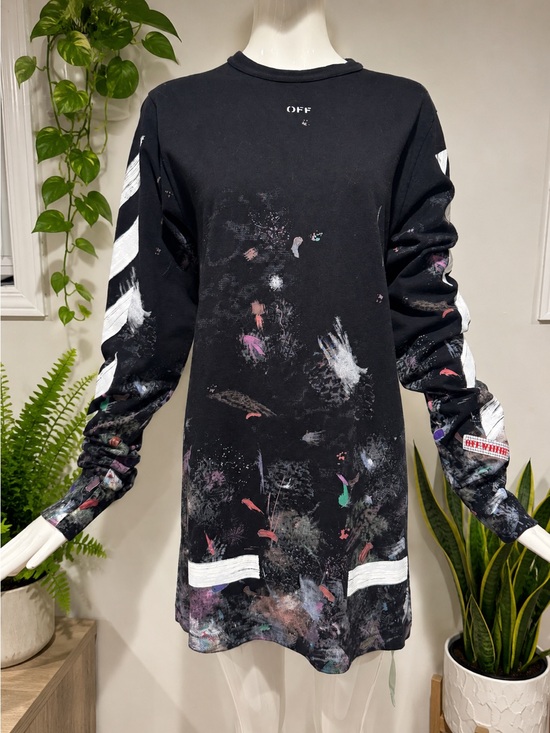Off-White Tops - Off-White Galaxy Brushed Arrows Long Sleeve Tee FW17 Virgil Abloh S